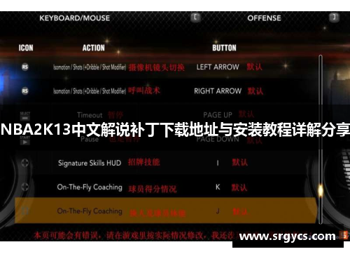 NBA2K13中文解说补丁下载地址与安装教程详解分享 NBA2K13中文解说补丁下载地址与安装教程详解分享
